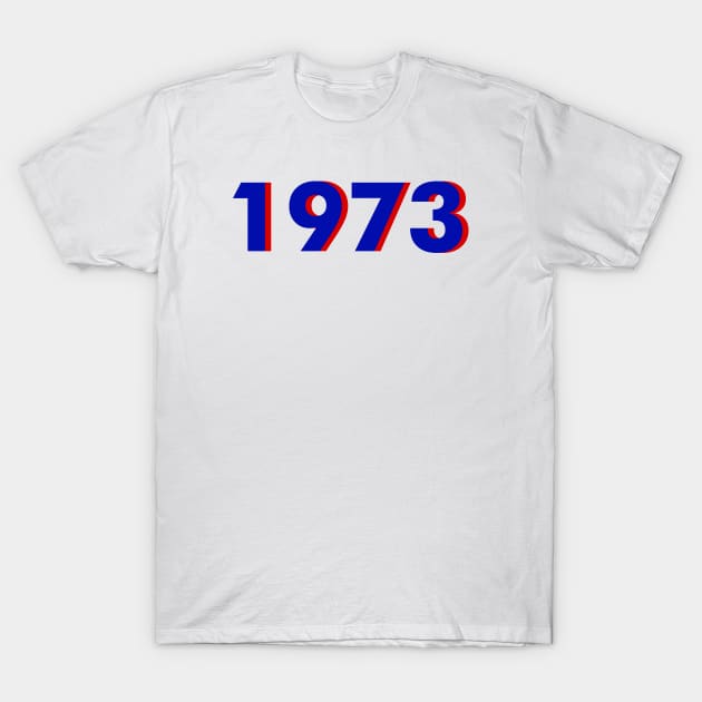 1973 Birthday Gift T-Shirt by Azalmawah